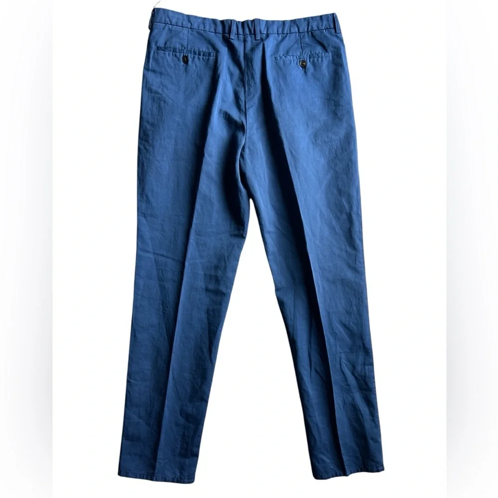 Michael Kors Men's linen blend dress pants in Blue in size 34/32